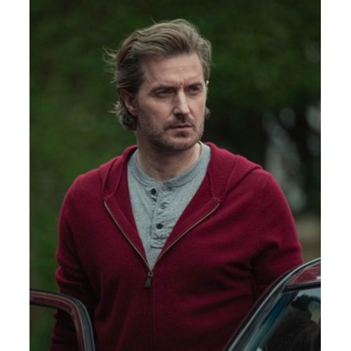 Stay Close Richard Armitage Red Hoodie
